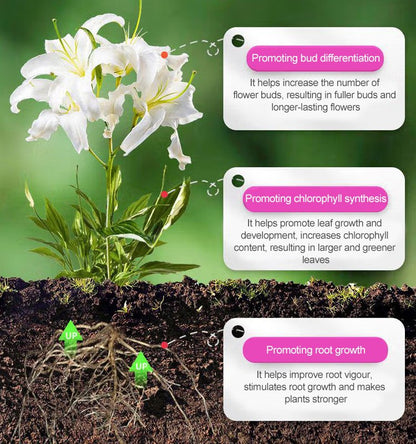 Universal plant fertilizer and flowering agent