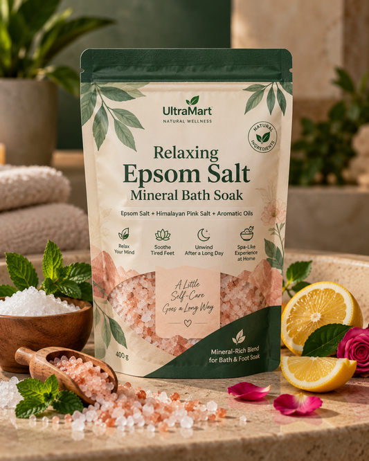 Relaxing Epsom Salt  Mineral Bath Soak