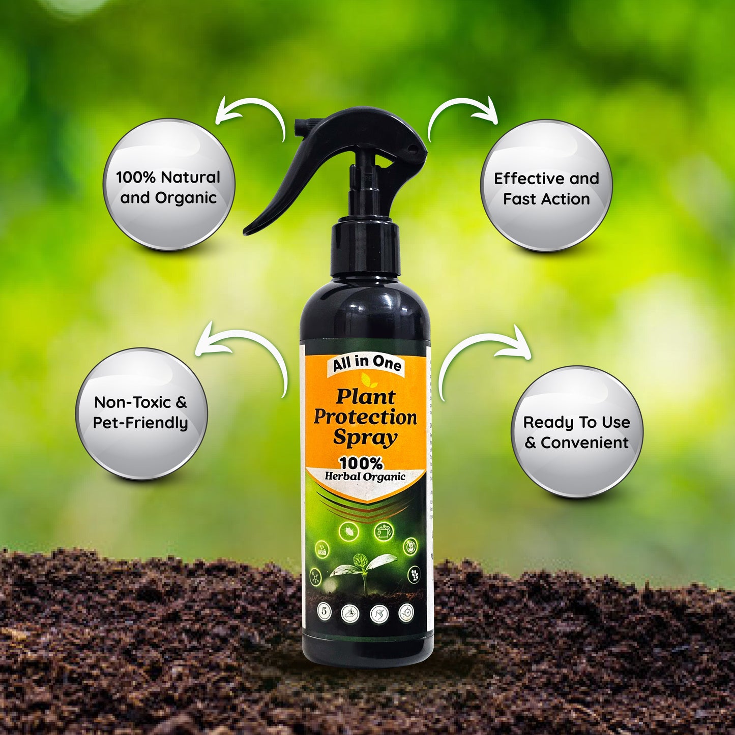 PlantShield - All in One Plant Protection Spray 🌿🛡️(Buy 1 Get 1 Free🔥🔥)