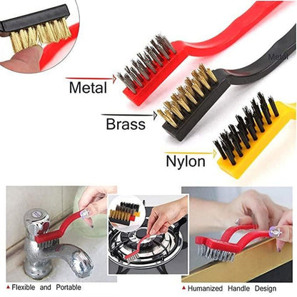 3pcs Mini Wire Brush